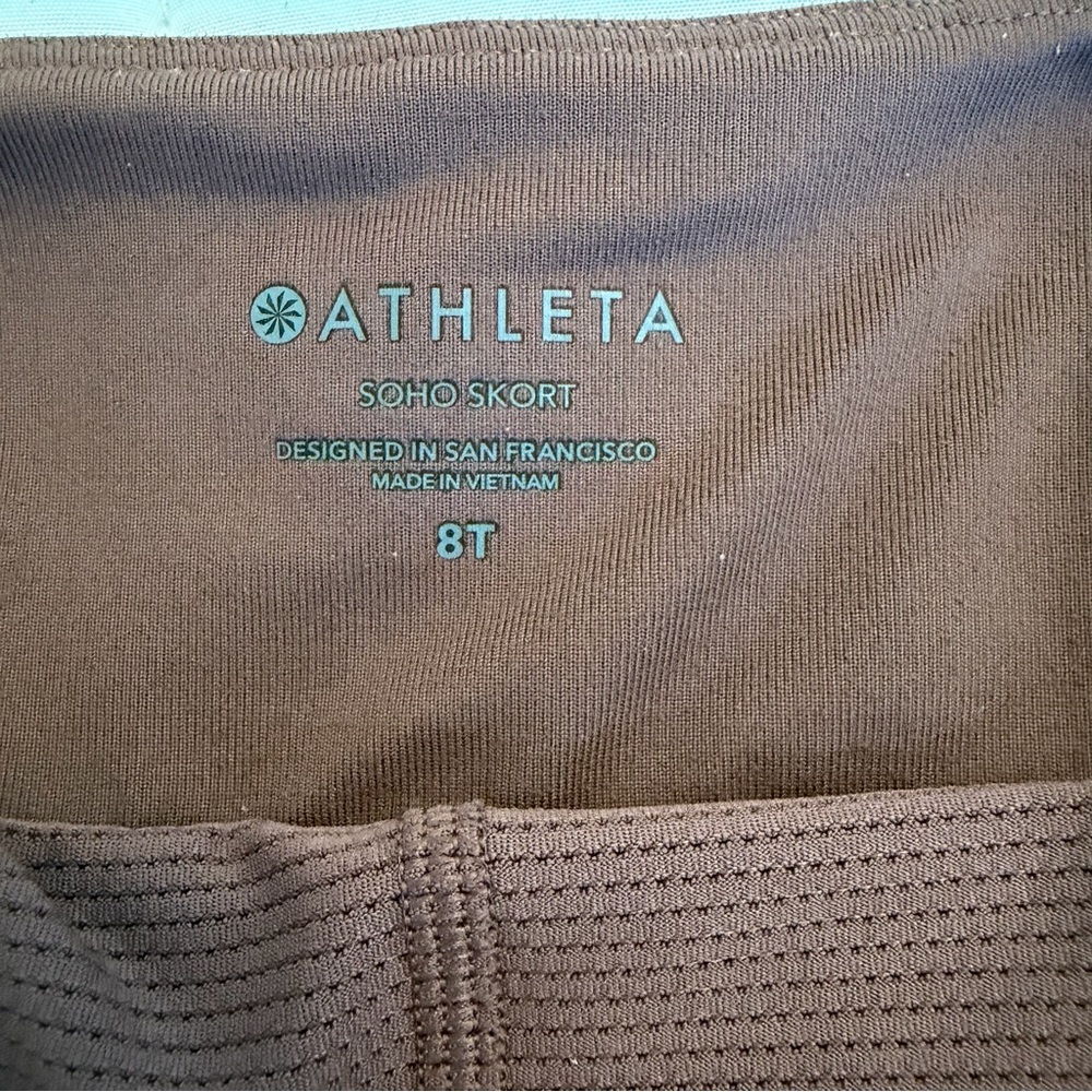 Athleta Soho Skort in Dusty Rose Brown size 8 Tall - Picture 8 of 11